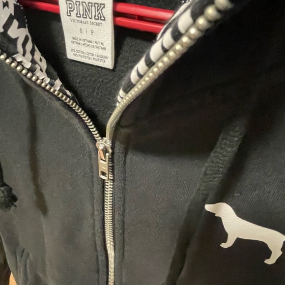 Pink black hoodie/jacket - Picture 5 of 6